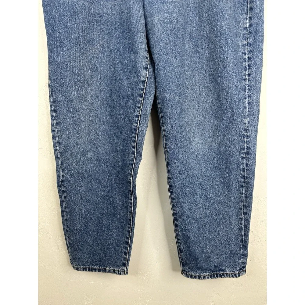 Barrel Leg Blue Jeans Vintage Pepe London Size 33 Y2K 90s Denim Pants Hip Hop